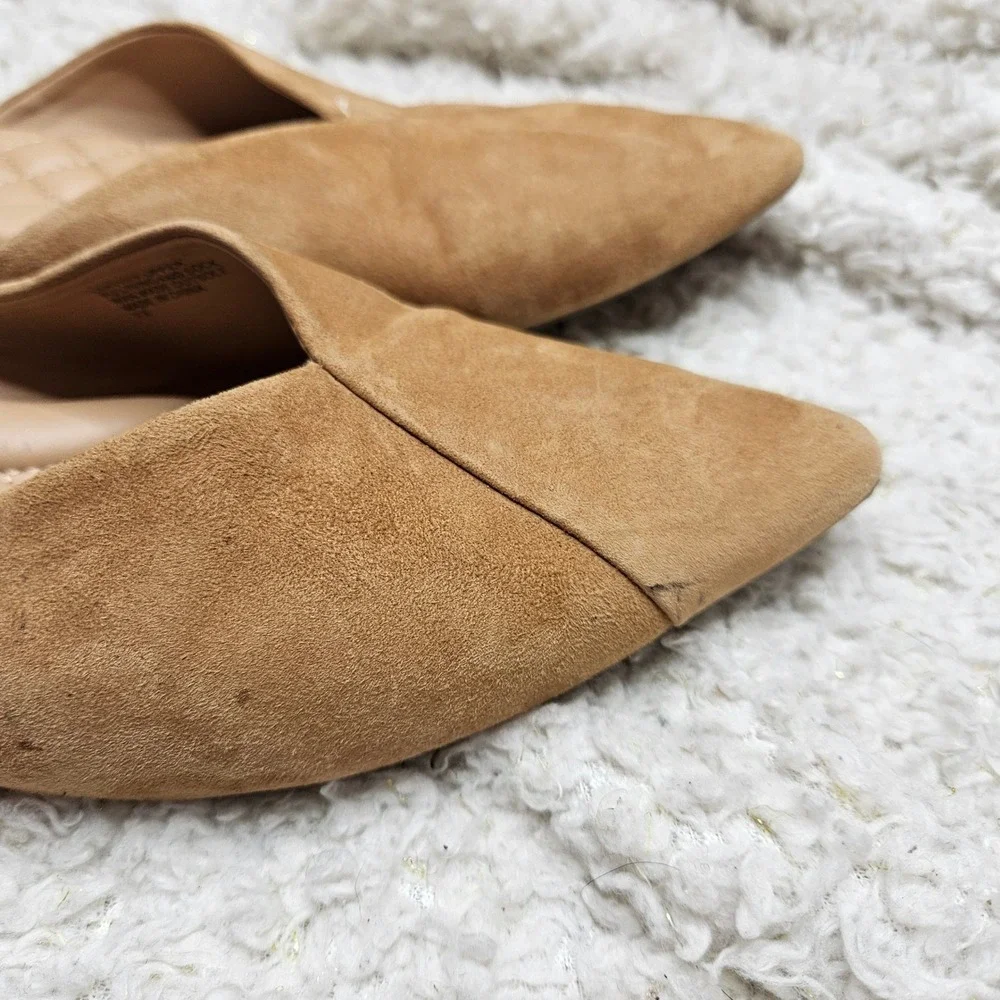 Birdies The Swan Mules Tan Suede sz 7.5‎ - Picture 2 of 9